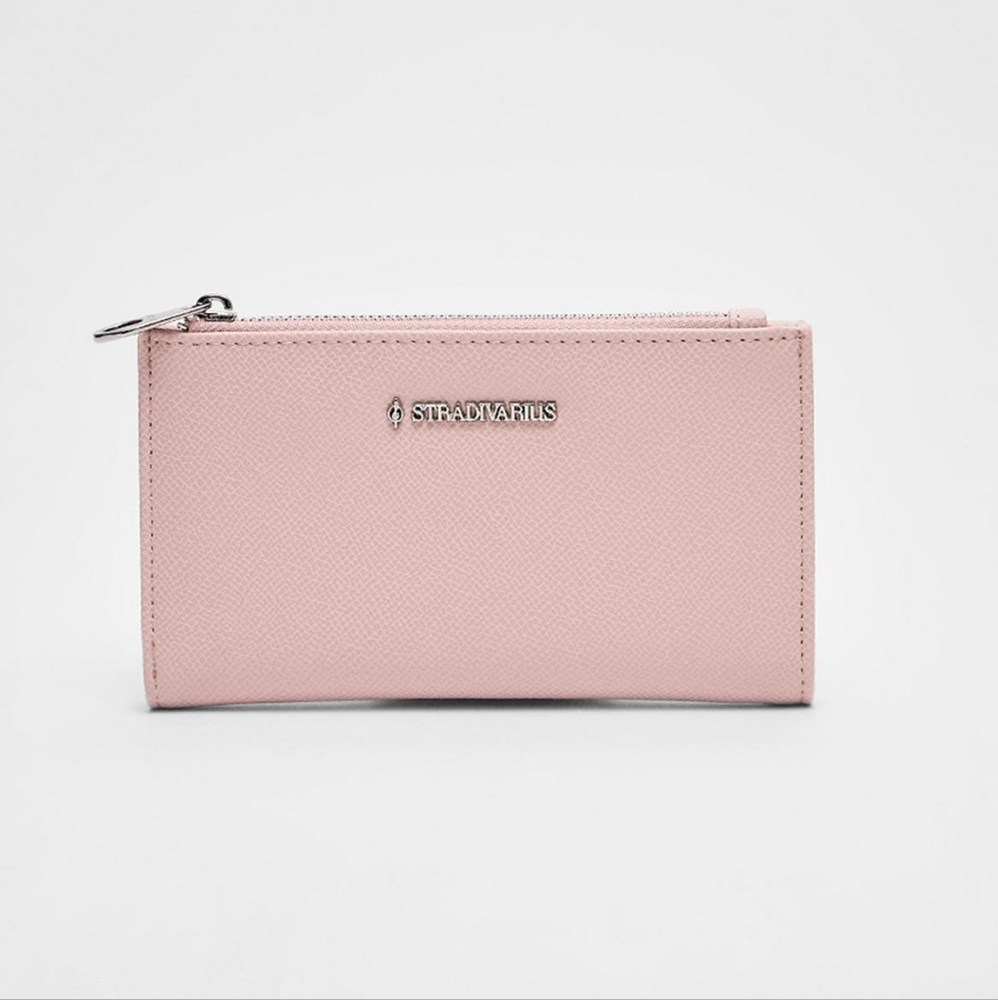 Stradivarius Basic zip-up purse